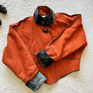 Gloria Walsh Wool Art Coat
